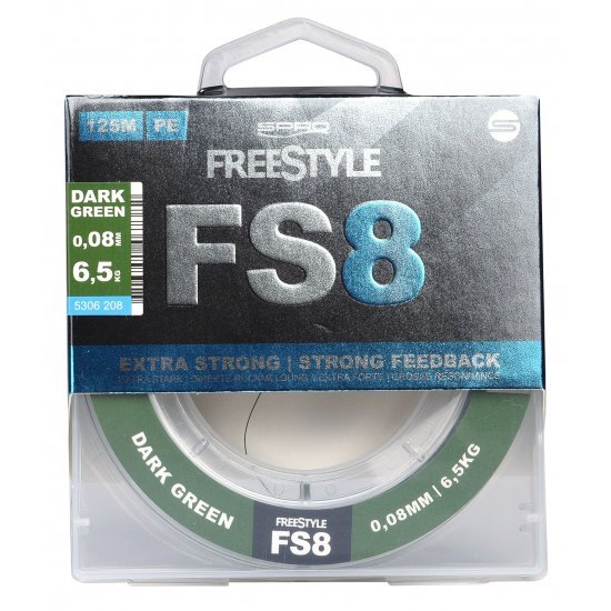 Spro FreeStyle FS8 BRAID DARK GREEN 0.13MM 125M