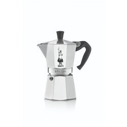 Black Italian Coffee Maker Moka Express 6 Cups BIALETTI