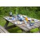 Bo-Camp Tableware Mix and Match 16 Pieces Blue
