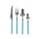 Bo-Camp Cutlery Set 4 Pieces 1 Person In a box Steelblue
