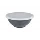 Bo-Camp Bowl with lid 100% Melamine 15.7cm TwoTone Grey