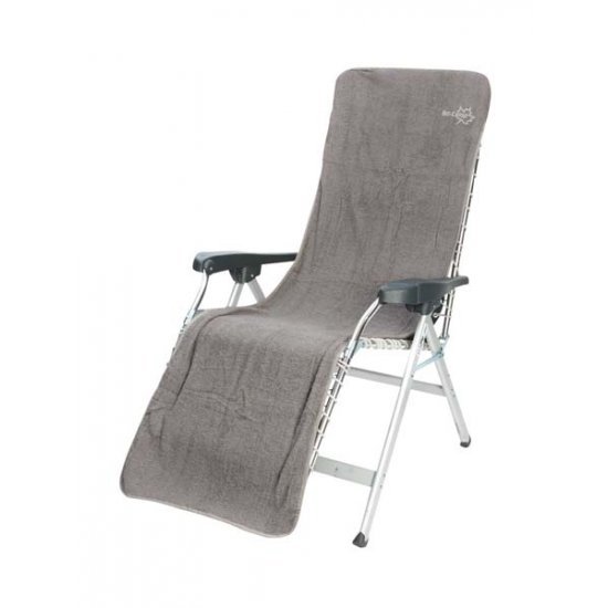 Bo-Camp Chair cover L Universal Terry cloth Grey