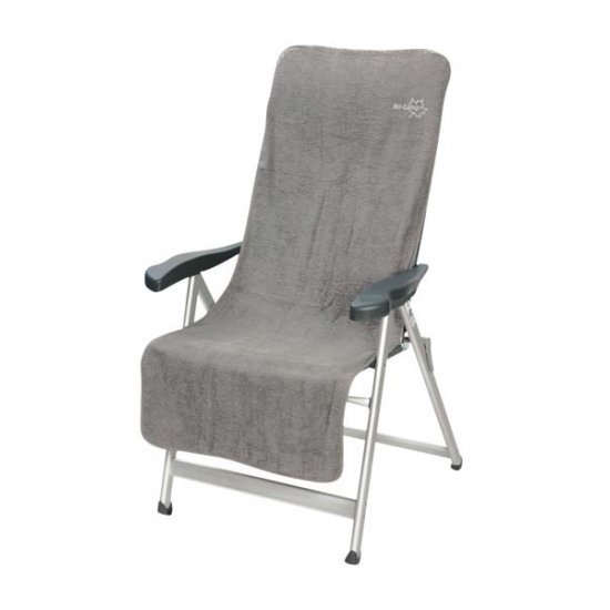 Bo-Camp Chair cover M Universal Terry cloth Grey