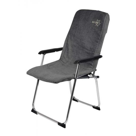 Bo-Camp Chair cover S Universal Padded terry cloth Grey