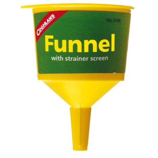 Coghlans Funnel With filter Diameter 5.7 Yellow