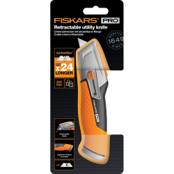 Fiskars 770030-1001 Utility Knife Pro 5 Folding Pro Orange Orange