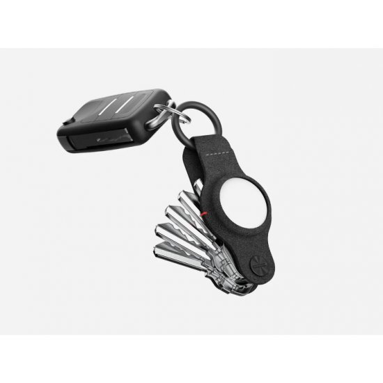 KeySmart Compact Key Holder with Expansion Pack (Black, new