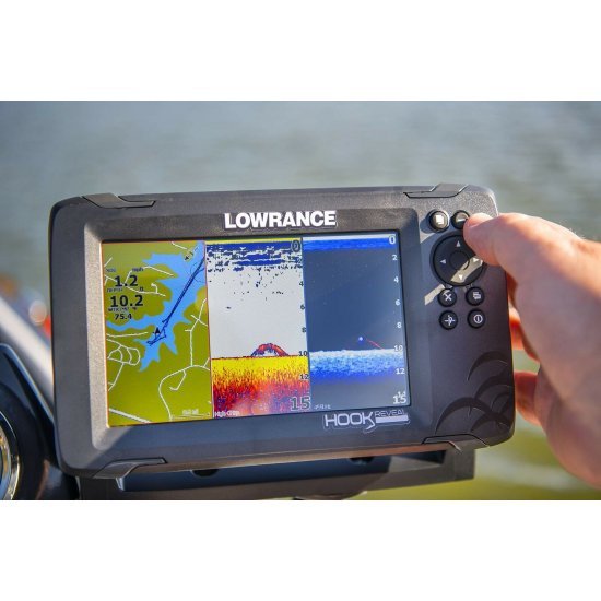 Newly new Lowrance Hook Reveal 7 Inch Fish Finders with Transducer -  AliExpress