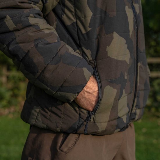 Fox Rage Rip Stop Quilted Jacket Camo Puffa / Fishing Clothing