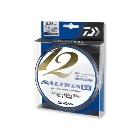 Daiwa Saltiga 12 Braid EX+Si Multi Color 0.14mm 600m