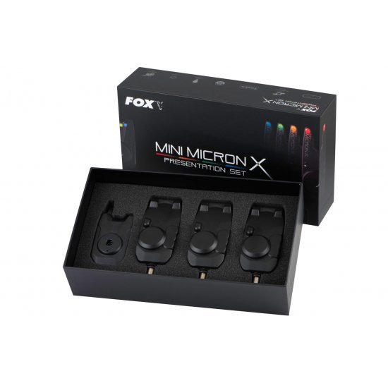 Fox Mini Micron X inc Hardcases 3 Rod Set