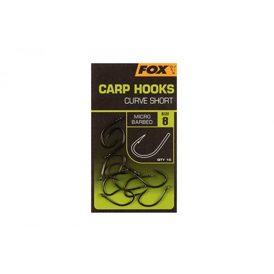 Fox Carp Hooks Curve Shank Short Barbed