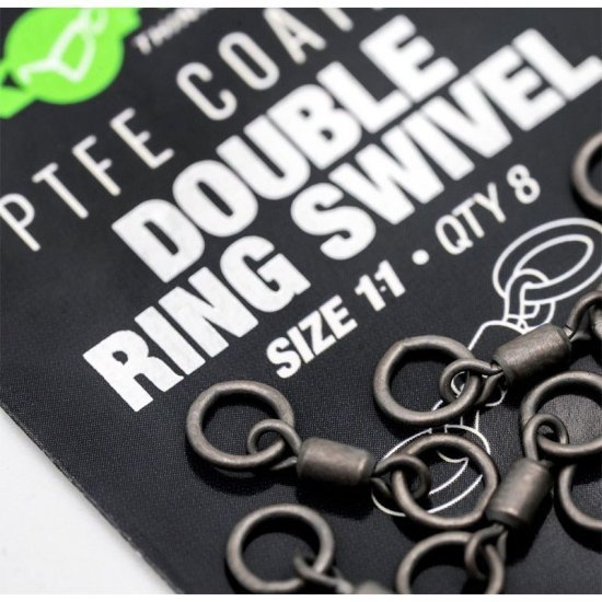 Korda PTFE Double Ring Swivel Size 11 (8 pcs)