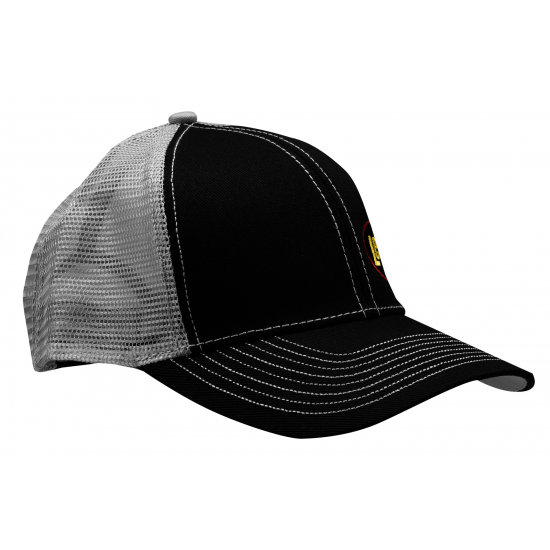 Lews Black Grey Mesh Hat