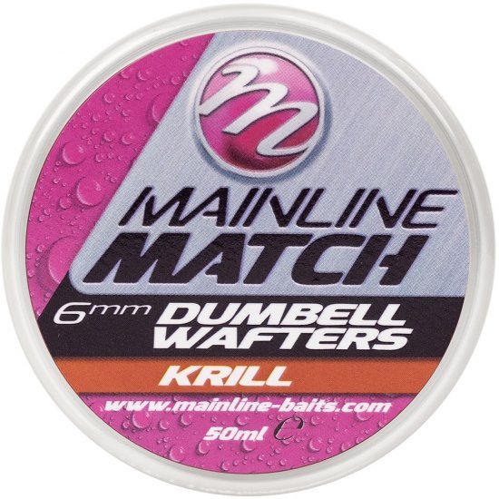 Mainline Match Dumbell Wafters Red Krill