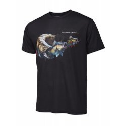 Kumu Dusk Till Dawn T-Shirt Tee - Black - All Sizes - Carp Fishing