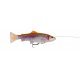 Savage Gear 4D Line Thru Pulse Tail Trout 16cm 51g Slow Sink Albino Trout