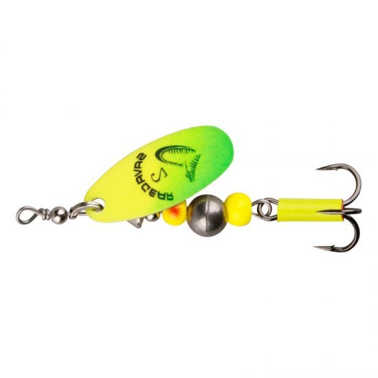 Savage Gear Caviar Spinner 9.5g Sinking Fluo Yellow Chartreuse