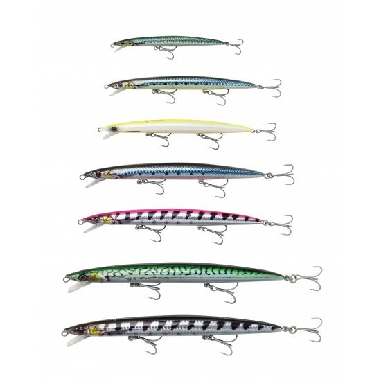 Savage Gear Sandeel Jerk Minnow 17.5cm 29g Sinking Zebra Glow - Savage Gear  Sandeel Jerk Minnow 17.5cm 29g Sinking Zebra Glow