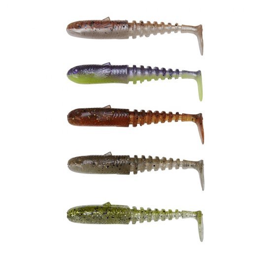 Savage Gear Gobster Shad 11.5cm 16g Clear Water Mix 5 Pieces