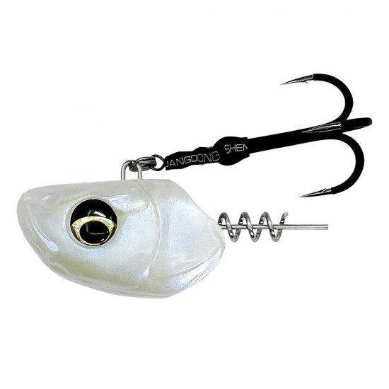 Savage Gear Monster Vertical Head 55g 2/0 Pearl Apple 1 Piece