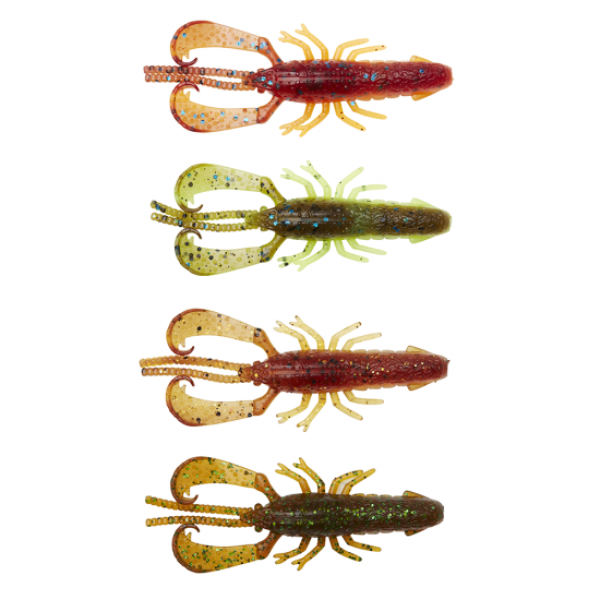 Savage Gear Reaction Crayfish Kit 7.3cm Mixed Colors 25 Pieces