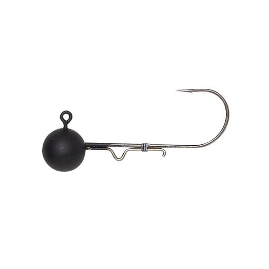 Savage Gear Tungsten Ball Jighead 1/0 7.2g Matt Black 2 Pieces