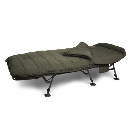 Fishing bed chair Daiwa 6 feet + sleeping bag