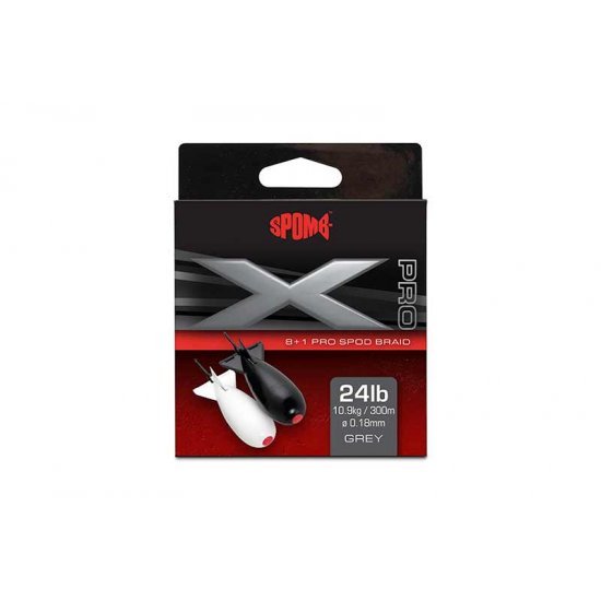 Spomb X Pro Braid Gray 8+1 0.18mm 24lbs