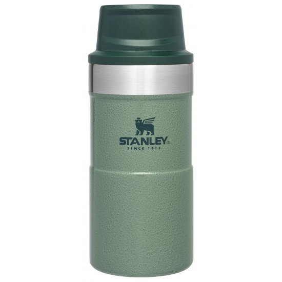 Stanley Trigger Action Travel Mug Hammertone Green 0.25L