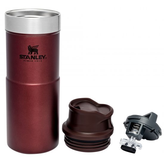 STANLEY Trigger Action Travel Mug 0.35L - Keeps Hot for 5 Hours - BPA-Free  - Thermos Flask for Hot or Cold Drinks - Leakproof Reusable Coffee Cup 