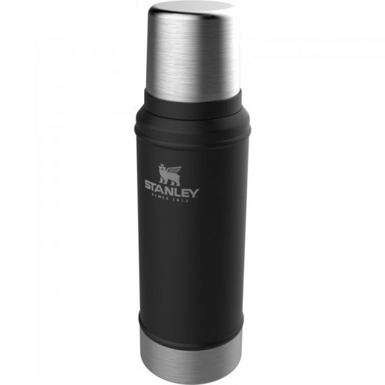  Stanley Classic Legendary Thermos Flask 0.75L Charcoal -  BPA-free Stainless Steel Thermos - Flask for Hot Drink Keeps Cold or Hot  for 20 Hours - Leakproof Lid Doubles as Cup 