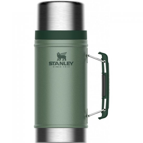 Stanley Classic Legendary Food Jar 0.4L Charcoal with Spork - BPA Free  Stainless Steel Soup Flask - Keeps Cold or Hot for 7 Hours - Leakproof 