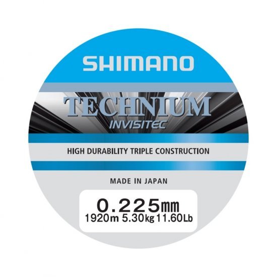 Shimano Technium Invisitec 0.165mm 300m Clear