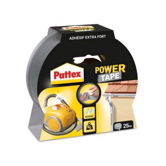 Pattex Power Tape grey roll 25 Meters
