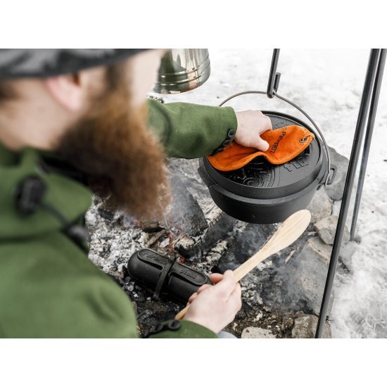 Firepot Dutch Oven With Lid Lifter Cast Iron Roaster Pot 7.6 L + Lifter  Saucepan - AliExpress