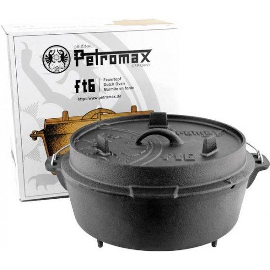 Petromax Cast iron pan Dutch Oven FT6 7.6 Liter with legs