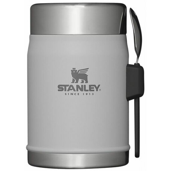  Stanley Classic Legendary Food Jar 0.4L Hammertone Lake with  spork - BPA-Free Stainless Steel Food Thermos - Keeps Cold or Hot for 7  Hours - Leakproof - Lifetime Warranty - Dishwasher