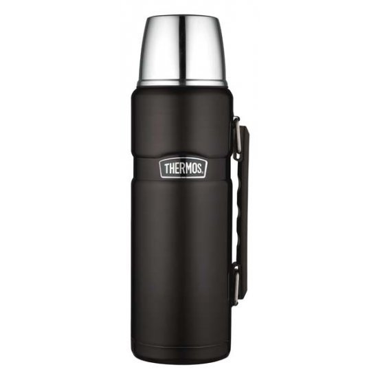 Thermos Vaccuum Flask King 1.2 Liters Black
