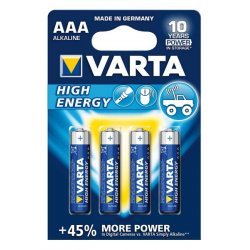 Varta Batteries AA Penlite High Energy Alkaline 4 Pieces