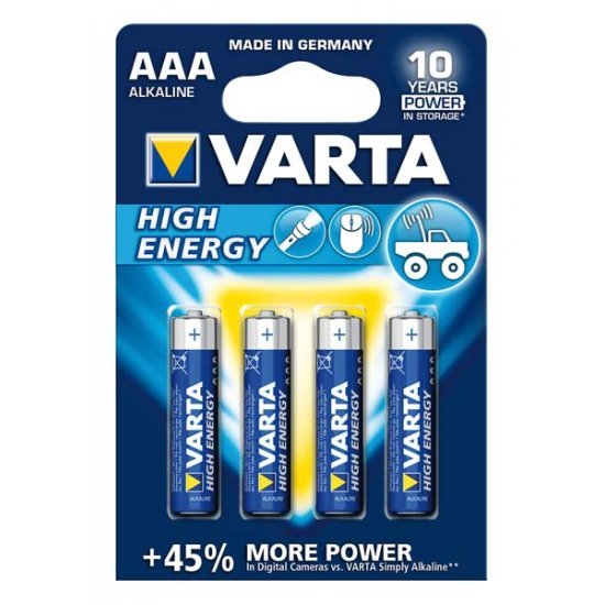 Varta Battery AAA Micro HE4903 4 pieces