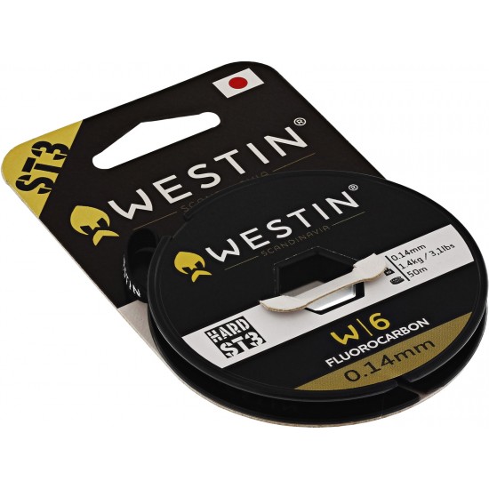 Westin W6 ST3 Fluorocarbon 50m 0.14mm Clear