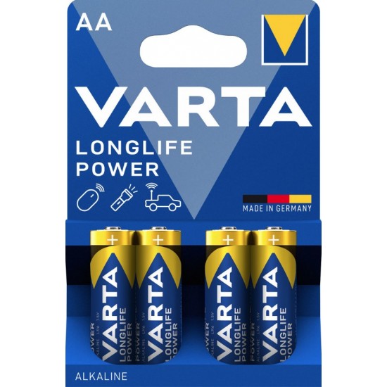 Varta 4906 AA Longlife Power Alkaline blister 4 Pieces