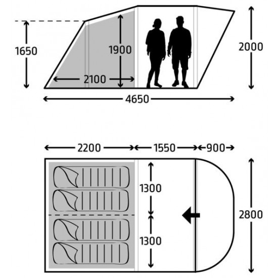 Kampa Brean 4