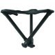 Walkstool 3 Legs stool Comfort 55 cm Adjustable Black