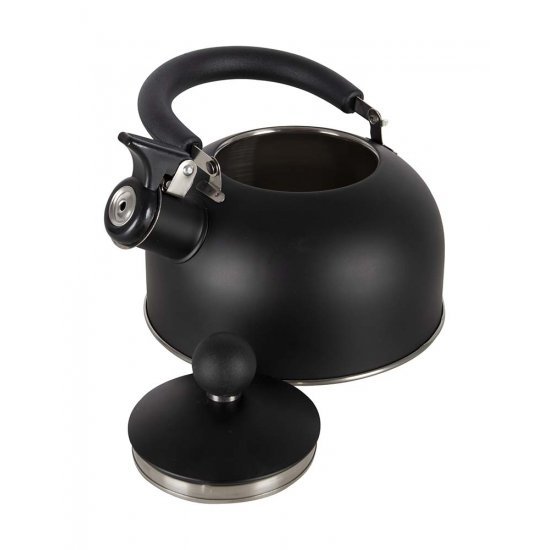 Bo-Camp Industrial collection Whistling kettle Quimby Foldable handle stainless steel 1.2 liter