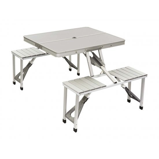 Bo-Camp Picnic Table Aluminum Foldable