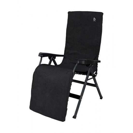 Bo-Camp Chair Cover L Universal Padded terry Anthracite