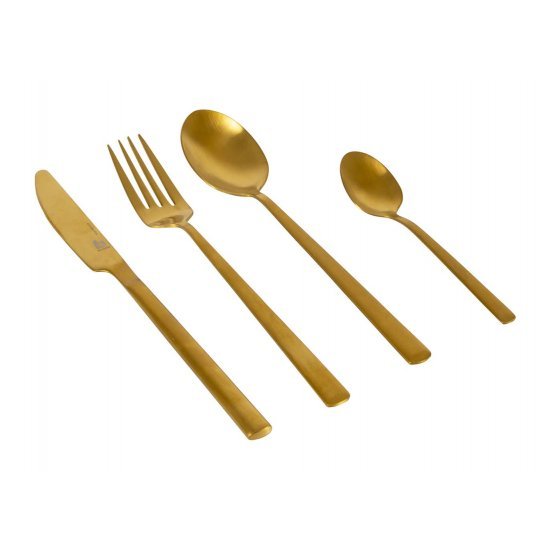 Bo-Camp Industrial collection Cutlery set Fairbanks 4 Persons Gold