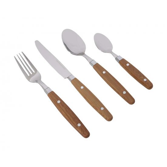 Gimex Nature Line Cutlery Wood 16 Pieces